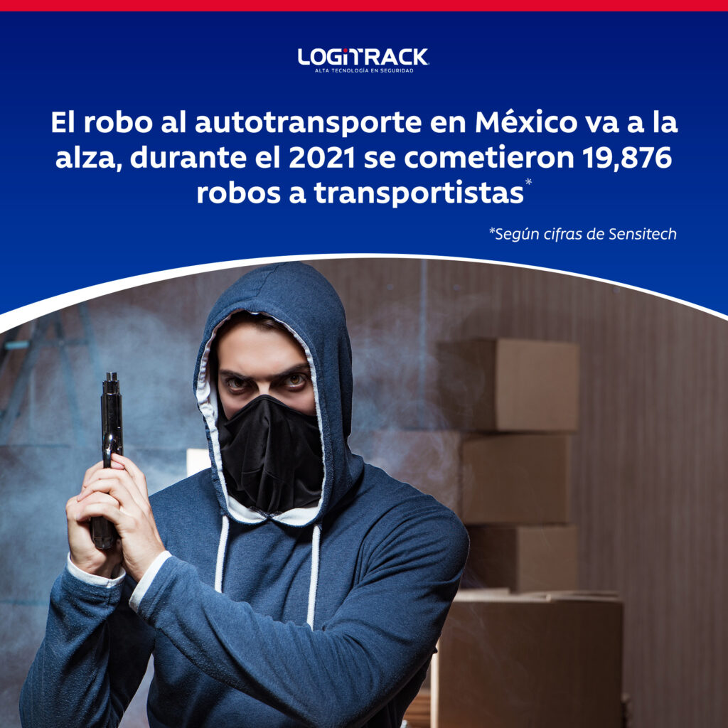 El robo al autotransporte en México va a la alza, durante el 2021 se cometieron 19,876 robos a transportistas